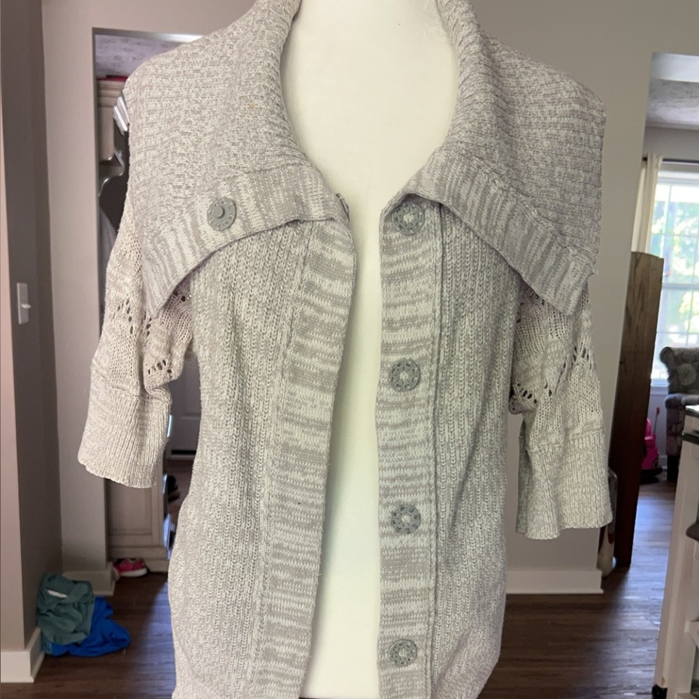 Canyon River Blues Gray Cardigan Sweater